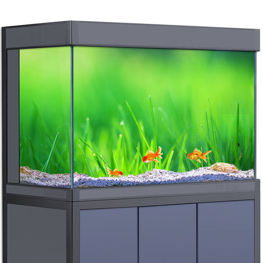 Aquarium Background Stickers - Green Meadows - Fish Tank Reptile Terrarium Decor Poster